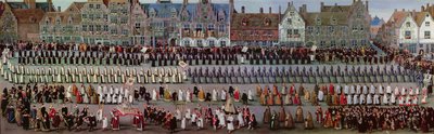 The Ommegang in Brussels on 31st May 1615: Procession of Notre Dame de Sablon by Denys van Alsloot