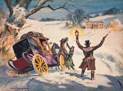 Carriage Stuck in the Snow by Derek Charles Eyles