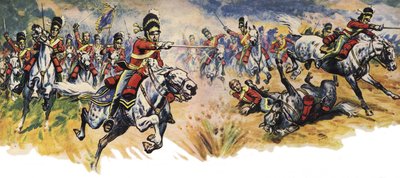 "Into Them, Greys!" The Charge of the Union (Cavalry) Brigade at the Battle of Waterloo by Derek Charles Eyles