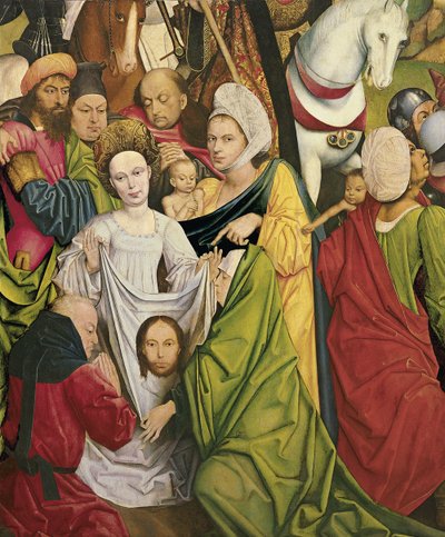 Christ Carrying the Cross and Veronica with the Sudarium by Derick Baegert