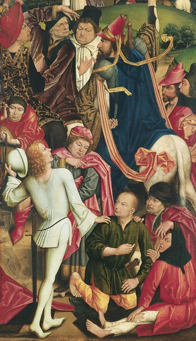 Knights and Soldiers Playing Dice for Christ