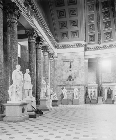 A Corner in Statuary Hall, the Capitol at Washington, D.C., c.1904 by Detroit Publishing Co.