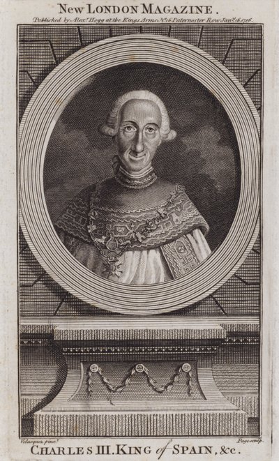 Charles III, King of Spain by Diego Rodriguez de Silva y (after) Velazquez