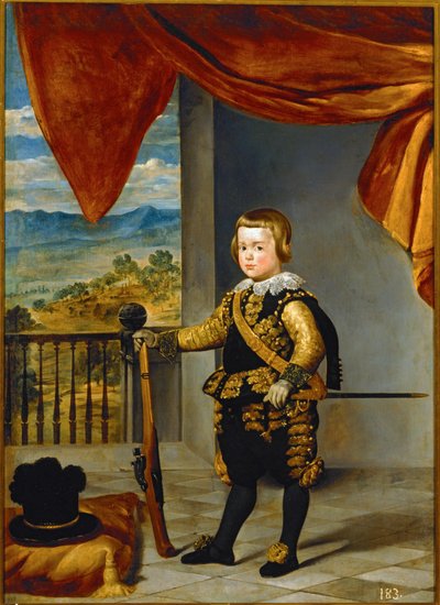 Infant Baltasar Carlos by Diego Rodriguez de Silva y Velazquez