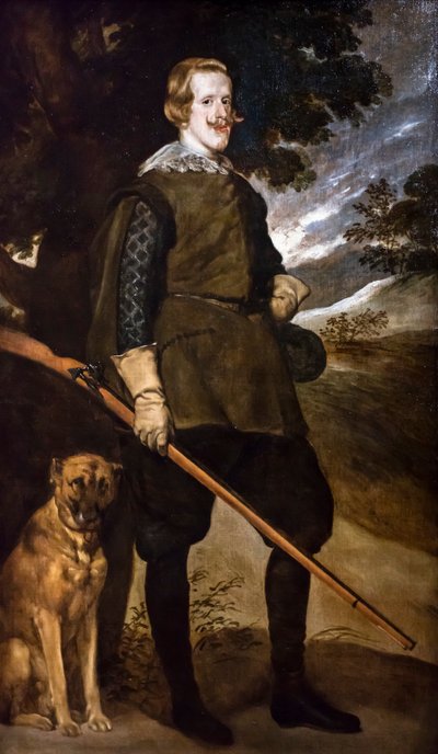 Portrait of Philip IV as a Hunter by Diego Rodriguez de Silva y Velazquez