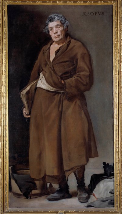 Portrait of the Greek Writer Aesop by Diego Velázquez