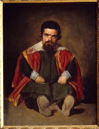Portrait of the Jester Sebastien De Morra by Diego Velázquez