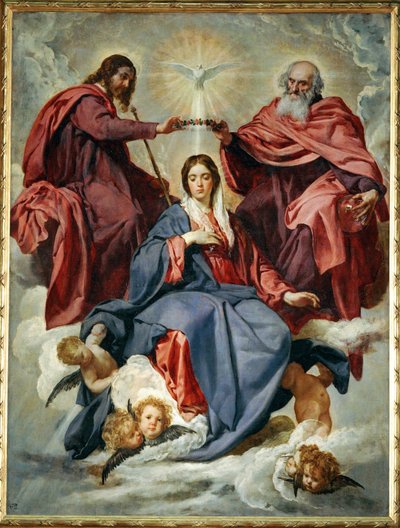 The Coronation of the Virgin by Diego Rodriguez de Silva y Velazquez