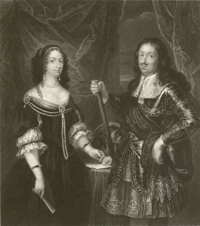 Ferdinand of Medicis and his consort by Diego Velázquez