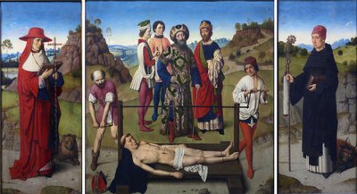 Tryptich of the Martyrdom of Saint Erasmus by Dieric Bouts