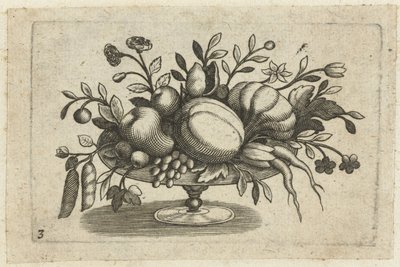 Fruits on a Plate by Dietrich Krüger (attributed to)