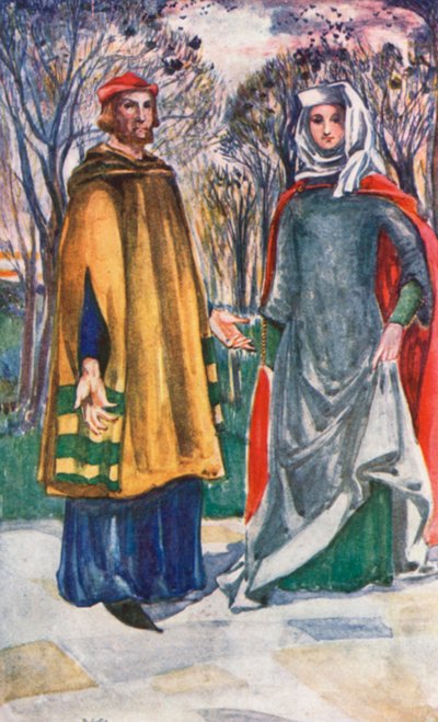 A Man and Woman of the Time of Edward I 1272-1307 by Dion Clayton Calthrop