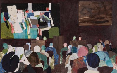 Abstract Crowd by Dione Verulam