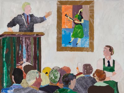 The Mandolin Player, 2020 by Dione Verulam