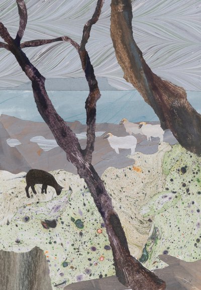 Wet day beside the sea by Dione Verulam