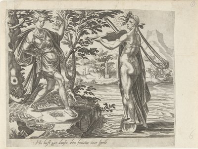 The Inconstancy of Fortune; It is Easy to Dance when Fortune Plays for You by Dirck Volckertsz. Coornhert (attributed to)