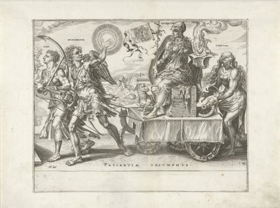 Triumph of Patience (Patientia) Triumph of Patience (series title) Patientiae Trivmphvs (series title) by Dirck Volckertsz. Coornhert