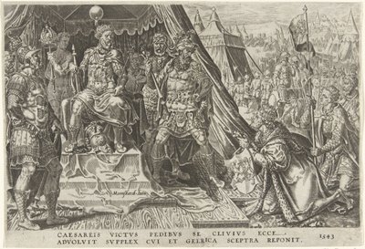 William II, Duke of Guelders, Submits to the Authority of Charles V, 1543 by Dirck Volckertsz. Coornhert