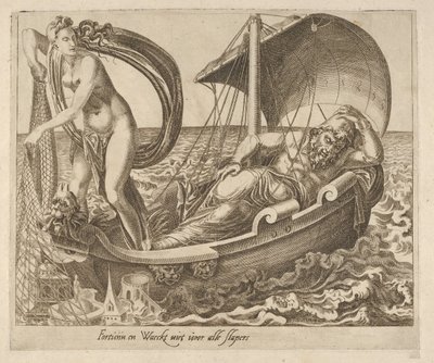 Fortune Does Not Watch over All Sleepers from Six Sayings about Fortune by Dirck Volkertsen Coornhert