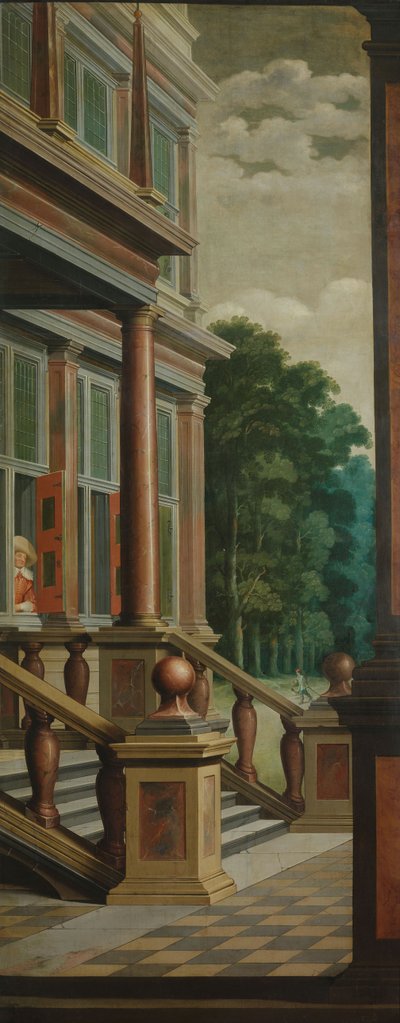 A Seven-Part Decorative Sequence: The Outdoor Staircase by Dirck van Delen