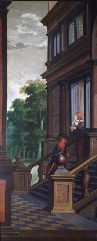 A Seven-Part Decorative Sequence: The Outdoor Staircase by Dirck van Delen
