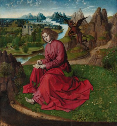 Saint John the Evangelist on Patmos, ca 1465 by Dirk Bouts