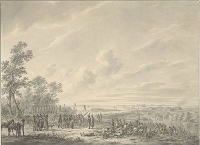 The Scheldt Fortified by French Troops by Dirk Langendijk