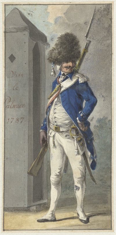Uniform of the Rotterdam Society of Arms Trade the Palm Tree by Dirk Langendijk