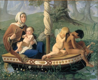 Infancy. From the series: The Four Ages of Man by Ditlev Conrad Blunck