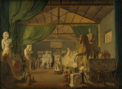 Pope Leo XII Visiting Thorvaldsen