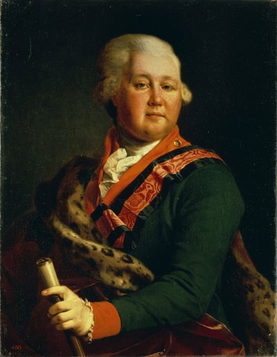 Portrait of Count Valentin Platonovich Ivanovich Musin-Pushkin by Dmitri Grigorievich Levitsky