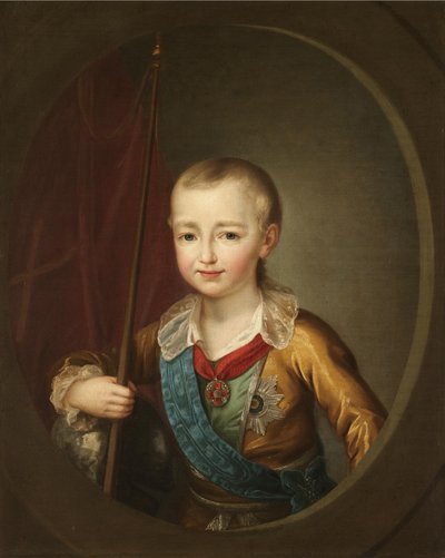 Portrait of Grand Duke Alexander Pavlovich as a Child by Dmitri Grigorievich Levitsky