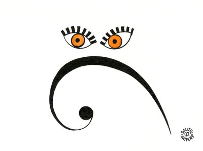 Bass Clef Face by Dmitri Smirnov