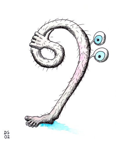 Hairy Bass Clef by Dmitri Smirnov