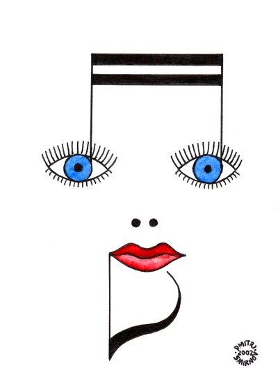 Musical Face by Dmitri Smirnov