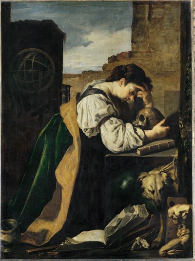 Melancholy by Domenico (after) Fetti