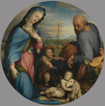 The Holy Family with the Infant Saint John by Domenico Beccafumi