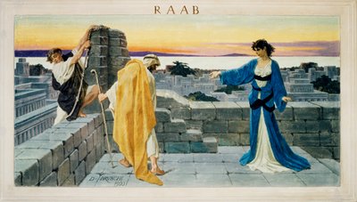 Rahab Hides the Spies Sent by Josue by Domenico Bruschi