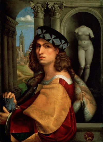 Portrait of a Man, Self-Portrait by Domenico Capriolo