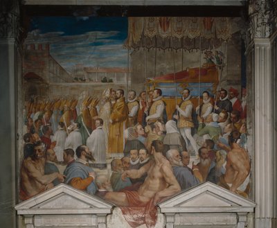Procession of the body of Saint Antoninus by Domenico Cresti