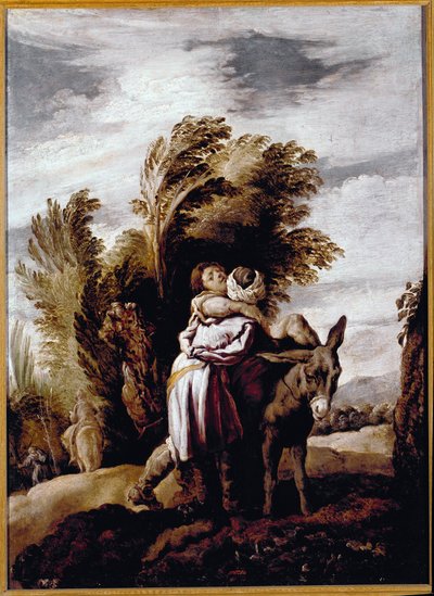 Parable of the Good Samaritan by Domenico Fetti or Feti