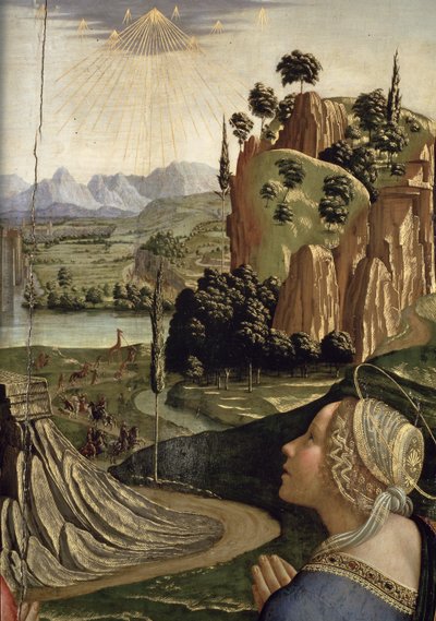 Christ in Glory with Saints (detail) by Domenico Ghirlandaio