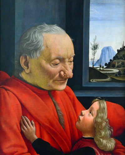 An Old Man and His Grandson by Domenico Ghirlandaio