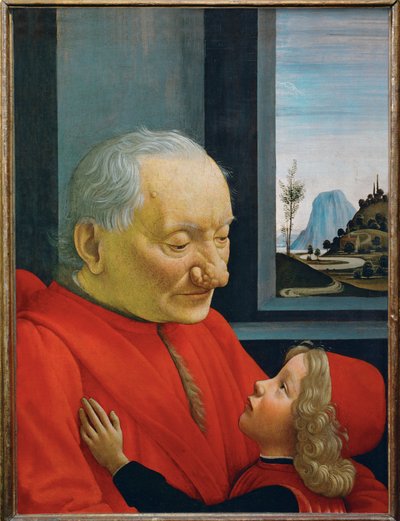 Portrait of an Old Man and a Young Boy by Domenico Ghirlandaio