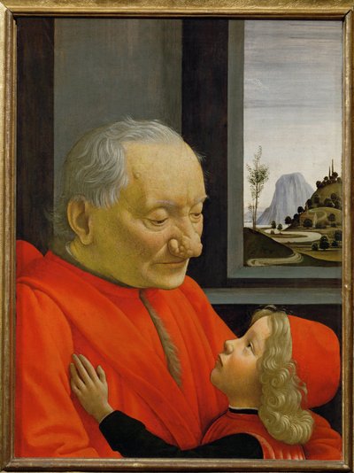 Portrait of an Old Man and a Young Boy by Domenico Ghirlandaio