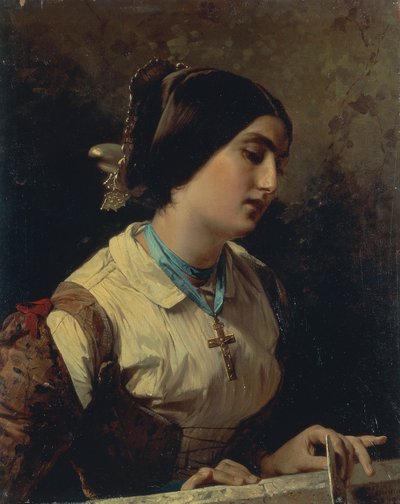 Lucia, a Lombard Woman by Domenico Induno