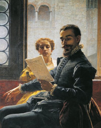 Torquato Tasso reading Liberated Jerusalem to Eleonora d