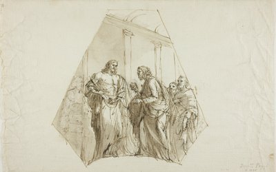 Doubting Thomas by Domenico Pozzi