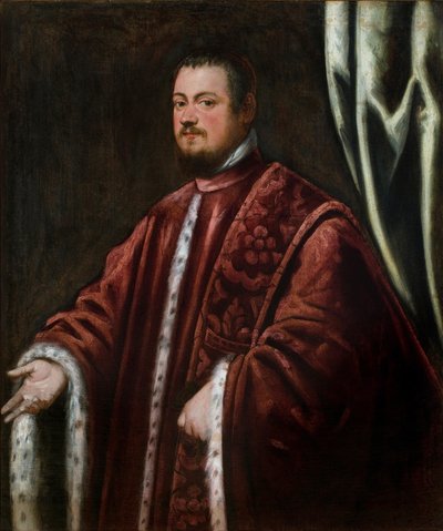 Portrait of Nicolo Da Ponte by Domenico Robusti Tintoretto