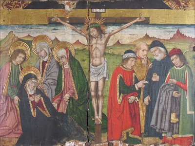 Panel with The Crucifixion from Retable by Domingo Ram